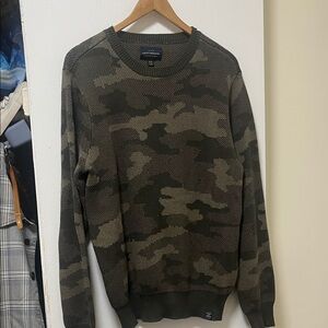 Lucky Brand - Green Camo Sweater